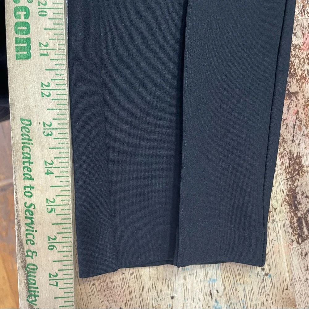 J‎ crew Skinny trouser in Italian ponte black Pants size 6 BD303 Made in Italy